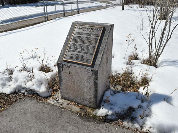 Village of Garson commemorative monument