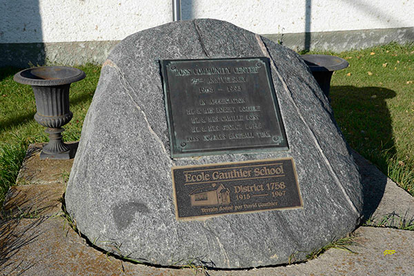 Gauthier School commemorative monument