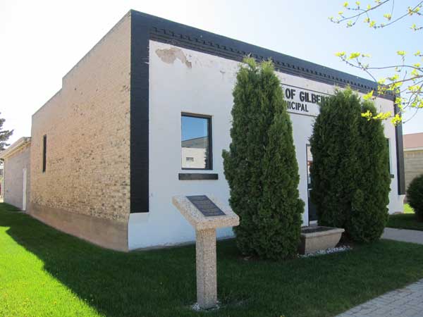 Gilbert Plains Centennial Plaque