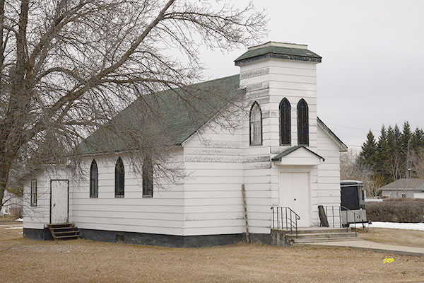 The former Guardian Angels Roman Catholic Church in Gilbert Plains
