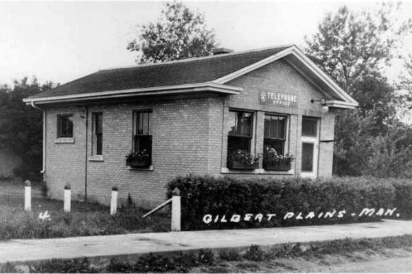 Telephone Exchange Building at Gilbert Plains