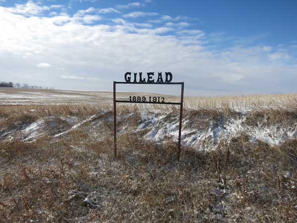 Gilead School commemorative sign