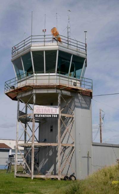 Air control tower from the former Canadian Forces Base Gimli