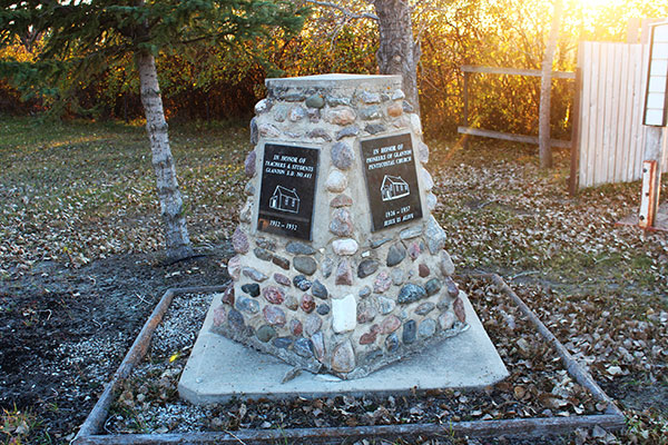 Glanton School commemorative monument