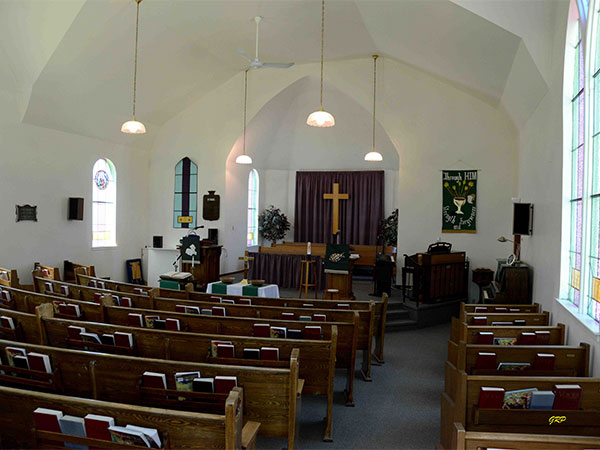 Interior of Glenboro United Church