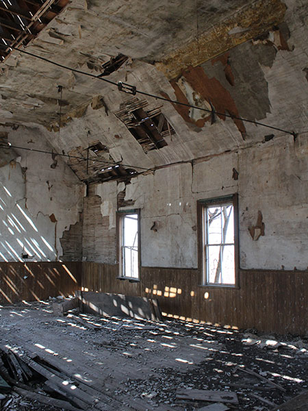 Interior of Golden Stream United Church