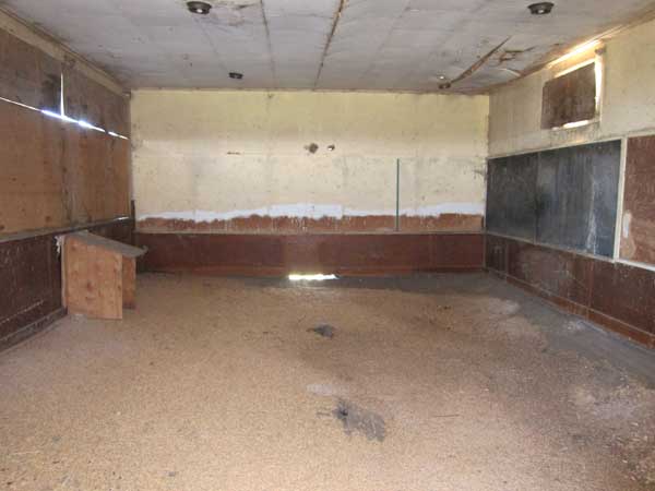 Interior of the former Goodland School building