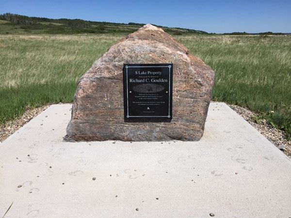 Goulden conservation commemorative monument