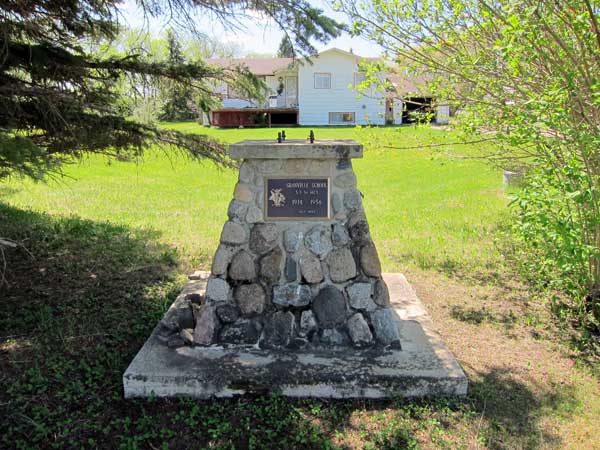 Granville School commemorative monument