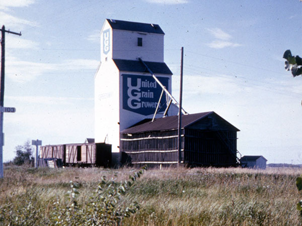 United Grain Growers grain elevator at Greenway
