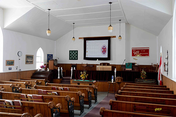 Interior of the Griswold United Church