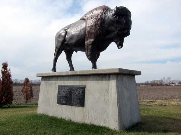 Grunthal Bison Monument