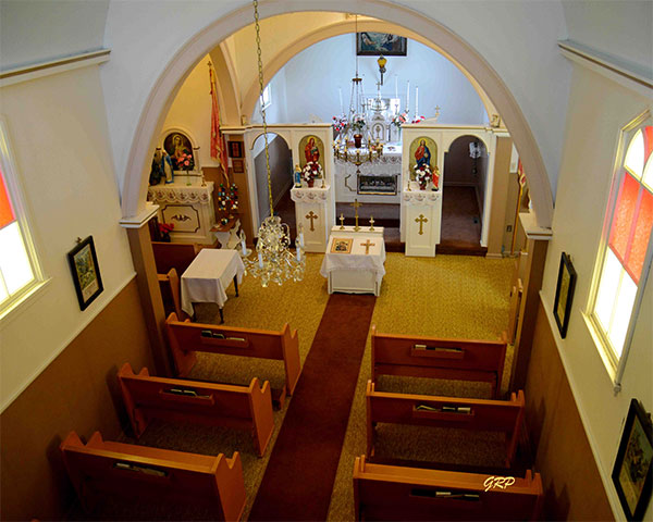 Interior of the Ukrainian Catholic Church of the Ascension