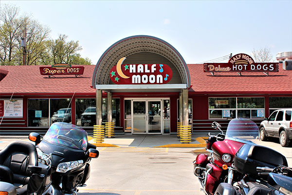 The current Half Moon Drive-In