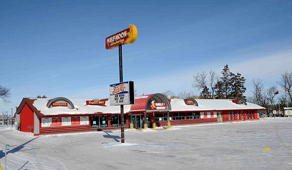 The current Half Moon Drive-In