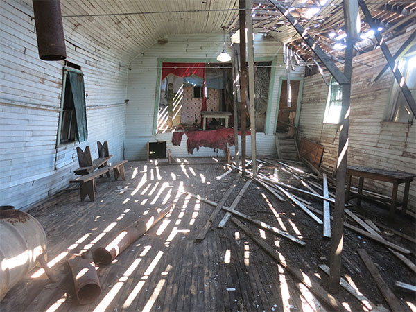 Interior of the Halicz Ukrainian Orthodox Hall