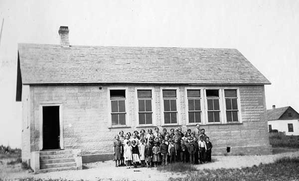 The original Halicz School building