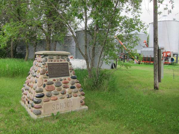 Harding School commemorative monument