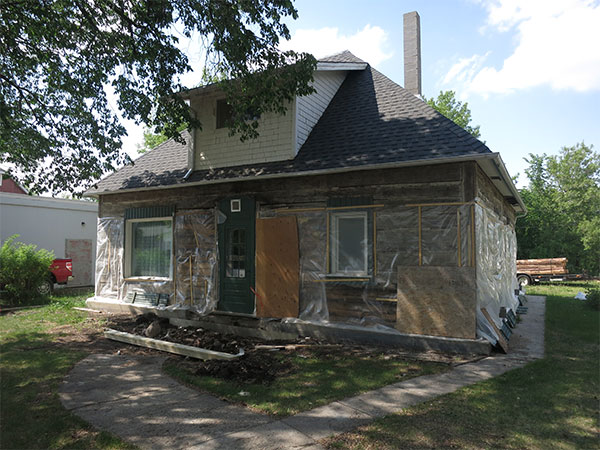 Harley House undergoing restoration
