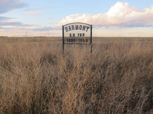 Harmony School commemorative sign