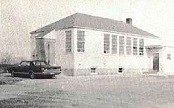 The second Hayek School building, in use for the Interlake Mennonite Collegiate