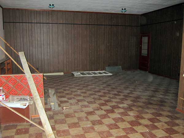 Interior of the former Hazel Glen school building