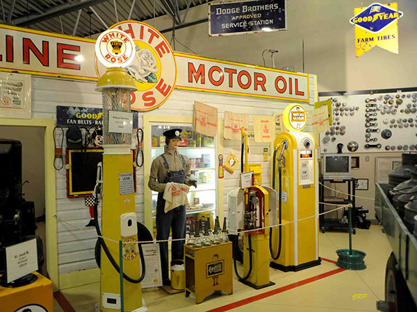 Interior of Jim’s Vintage Garages