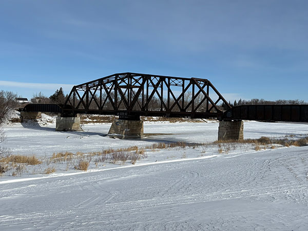 Canadian Pacific Railway Bridge over the Assiniboine River at Headingley