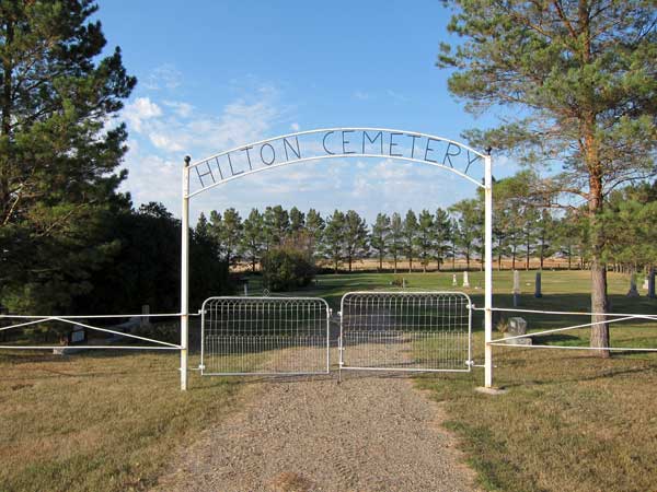 Entrance to Hilton Cemetery