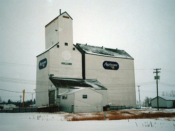 Agricore grain elevator at Holland