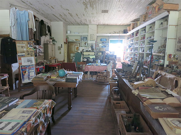 Interior of the Messner Store Museum