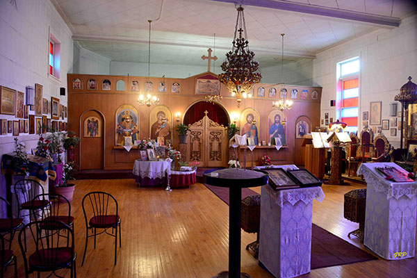 Interior of the Holy Ascension Greek Orthodox Church