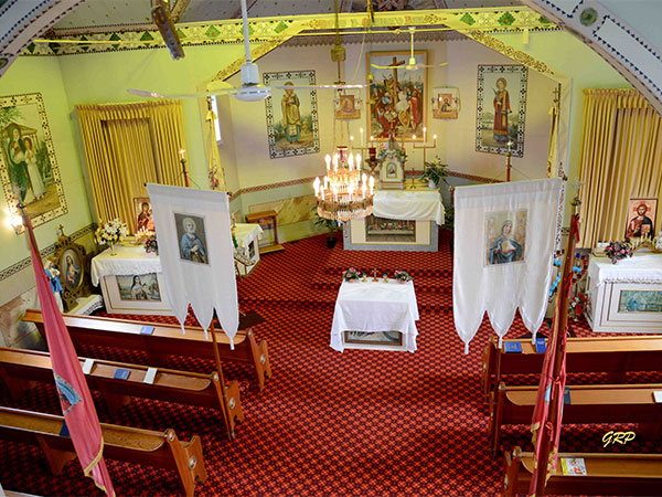 Interior of Holy Cross Ukrainian Catholic Church