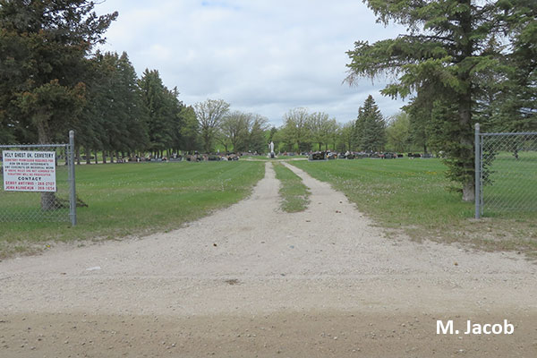 Entrance to the Holy Ghost Ukrainian Catholic Cemetery