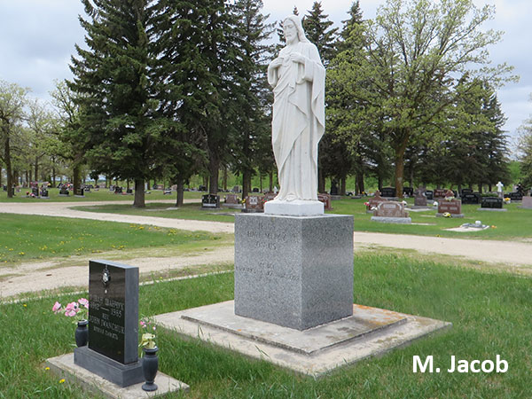 Monument in the Holy Ghost Ukrainian Catholic Cemetery