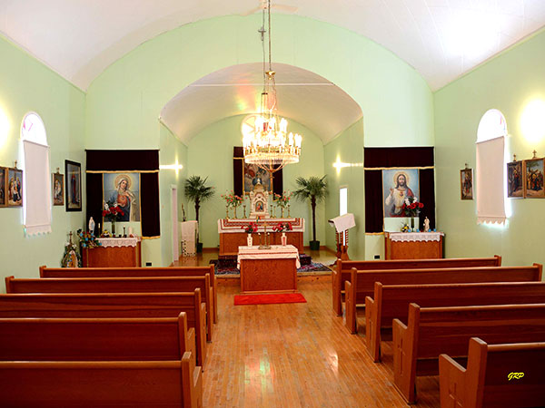 Interior of Holy Ghost Ukrainian Catholic Church at Cowan