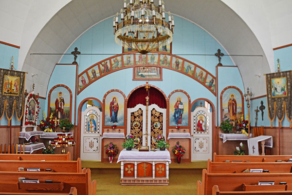 Interior of Holy Ghost Ukrainian Orthodox Church