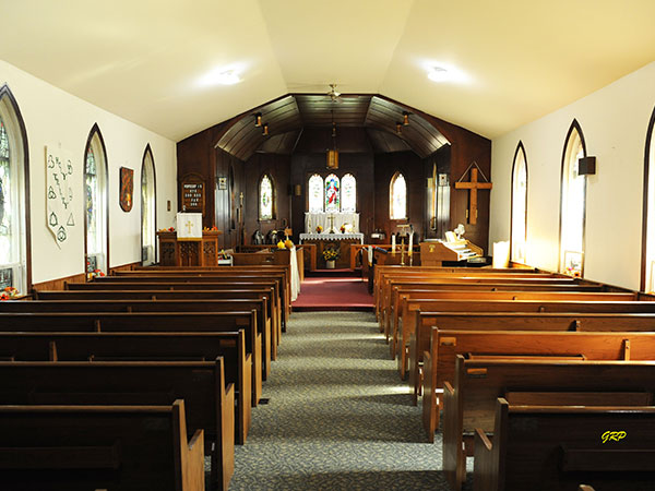 Interior of Holy Trinity Anglican Church at Killarney