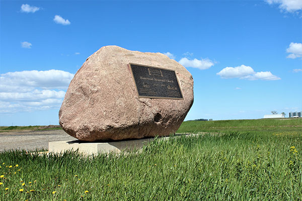 Homewood Mennonite Church commemorative monument