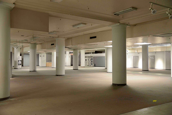 Interior of the former HBC department store