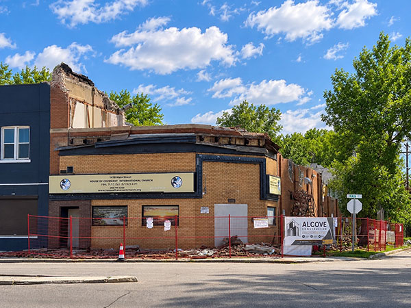 Ideal Building being demolished