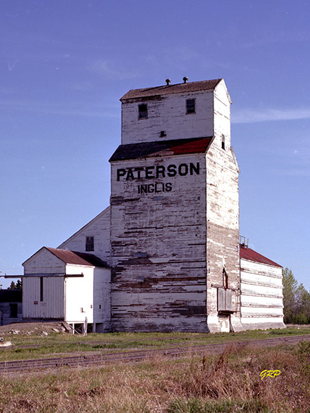 The former Paterson grain elevator at Inglis