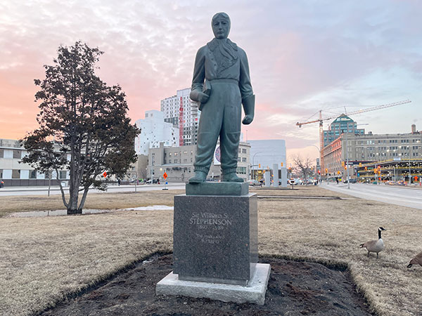 Stephenson Statue