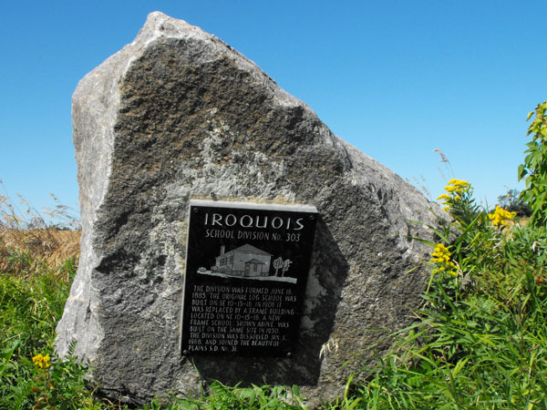 Iroquois School commemorative monument