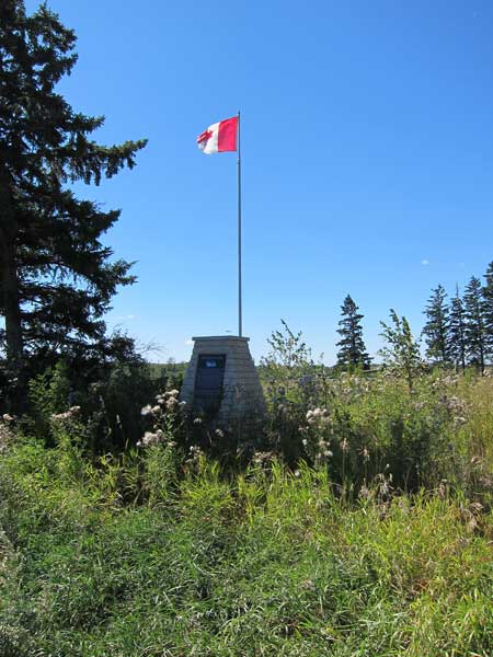Jackfish Lake School commemorative monument
