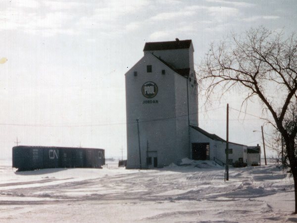 Manitoba Pool grain elevator at Jordan