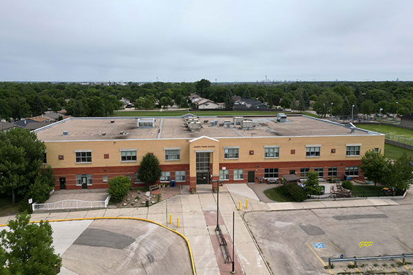 Aerial view of Joseph Teres School