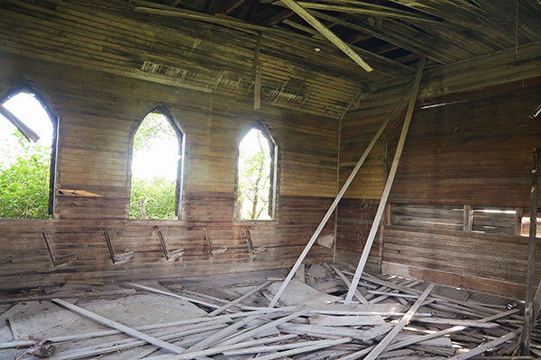 Interior of the former St. Margaret’s Anglican Church building