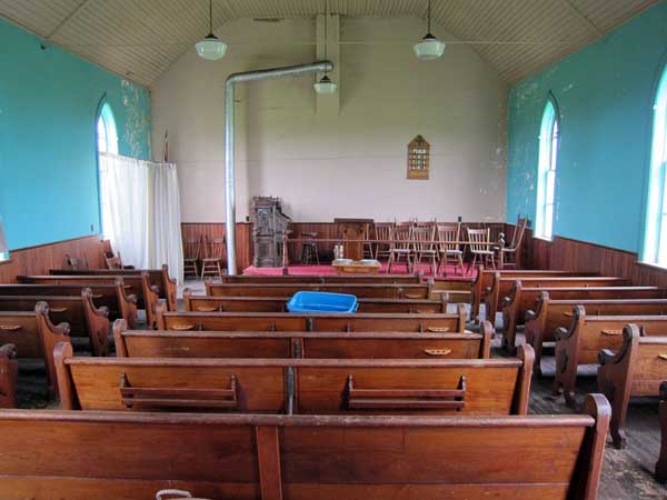 Interior of Kerfoot United Church