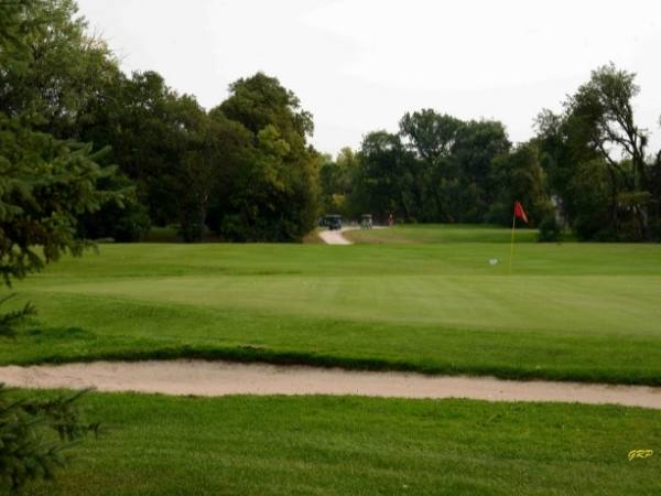A green at the Kildonan Park Golf Course